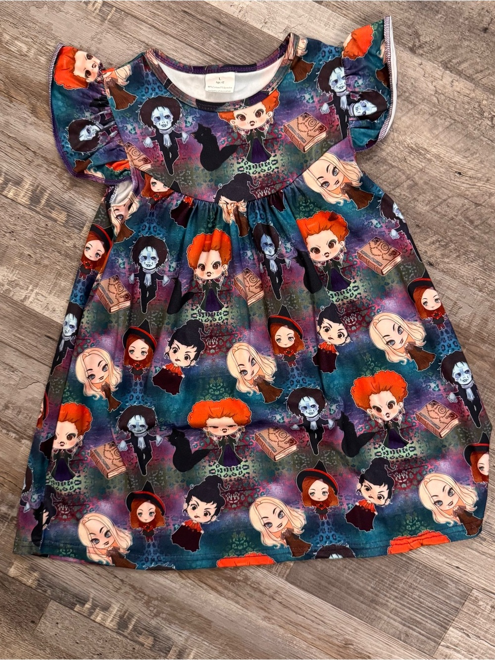 A bee bug boutique hocus pocus inspired dress size 4T